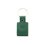 Charger l&#39;image dans la galerie, Porte-clés en cuir recyclé WOODSTAG vert
