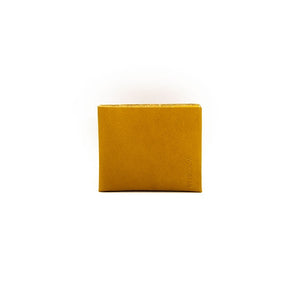 portefeuille en cuir recyclé origami WOODSTAG leather wallet brun clair