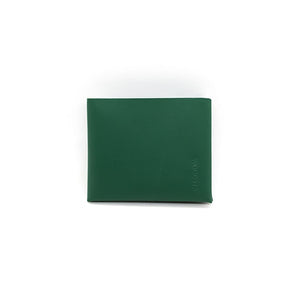 portefeuille en cuir recyclé origami WOODSTAG leather wallet vert